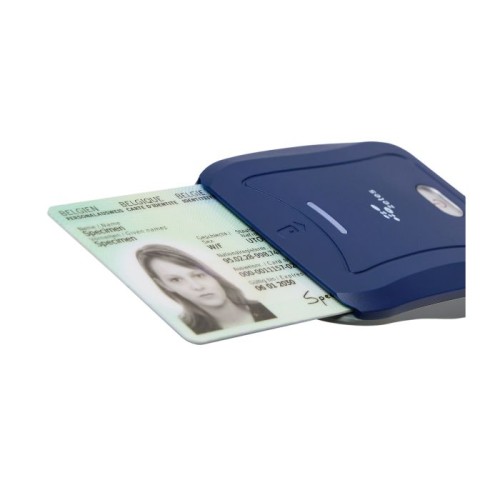 Lecteur de carte eID Zetes bluetooth pour les soins infirmiers